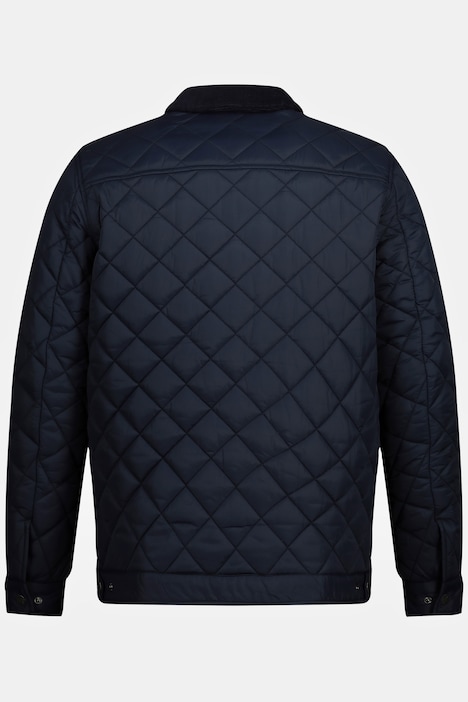 Steppjacke, Cordkragen, Zipper