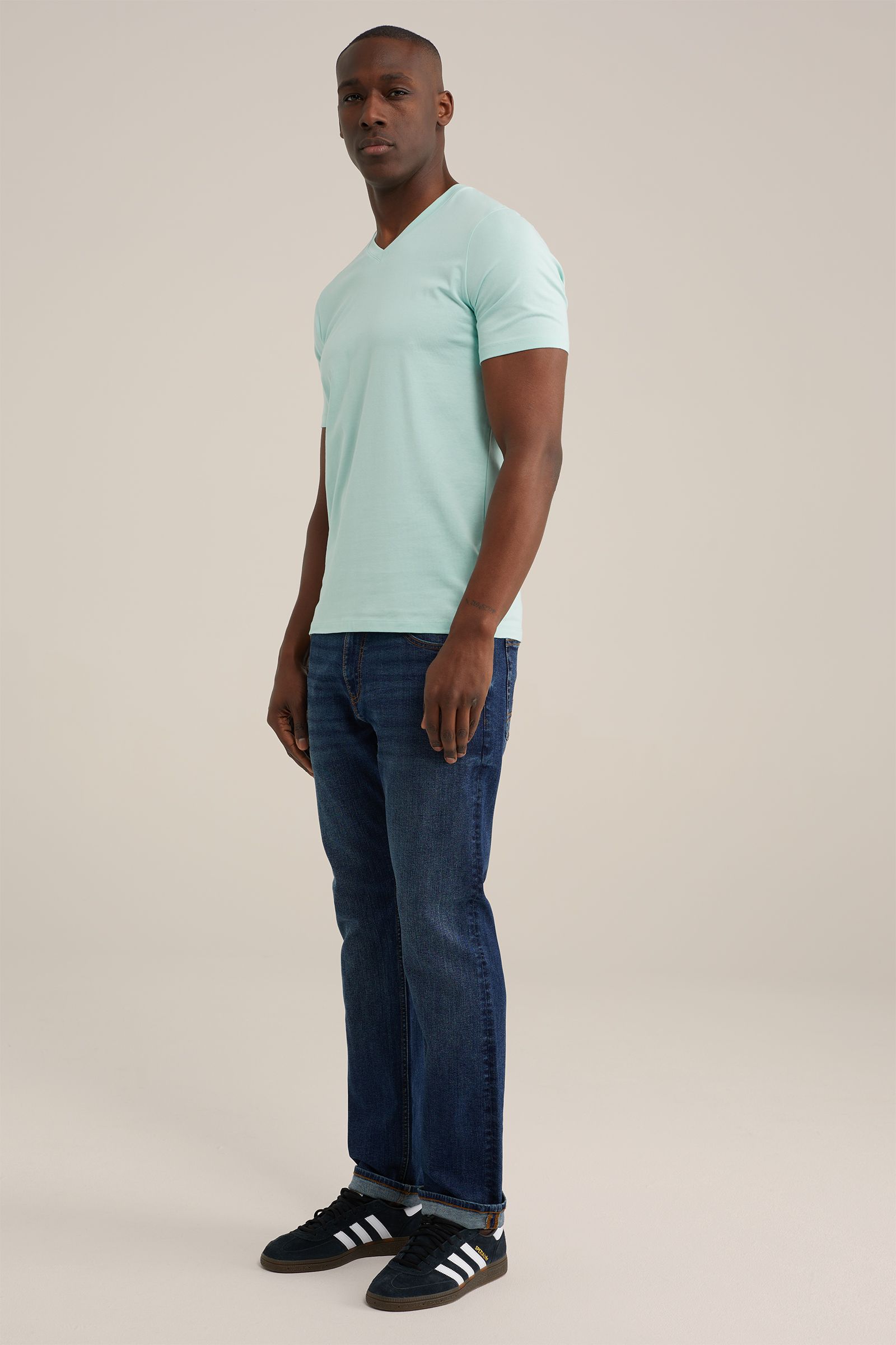 T-shirt WE Fashion Mintgroen
