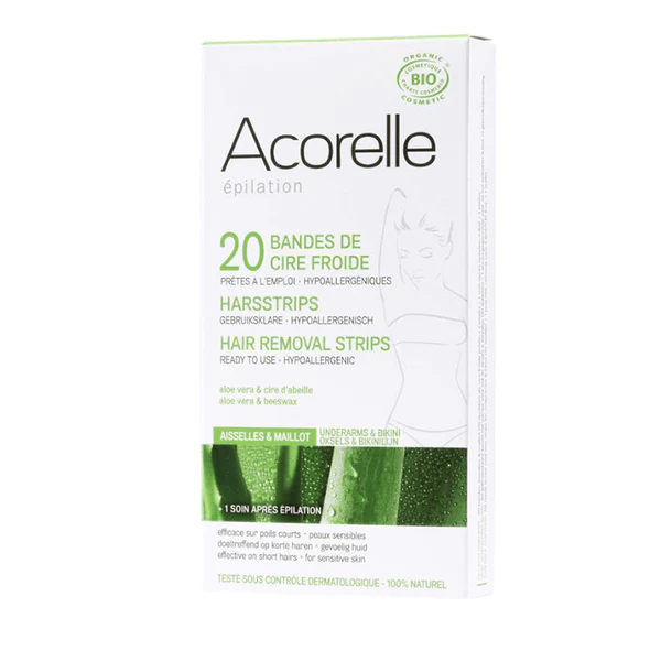 Acorelle Bandes de Cire Froide Aisselles & Maillot x 20 20 Bandes