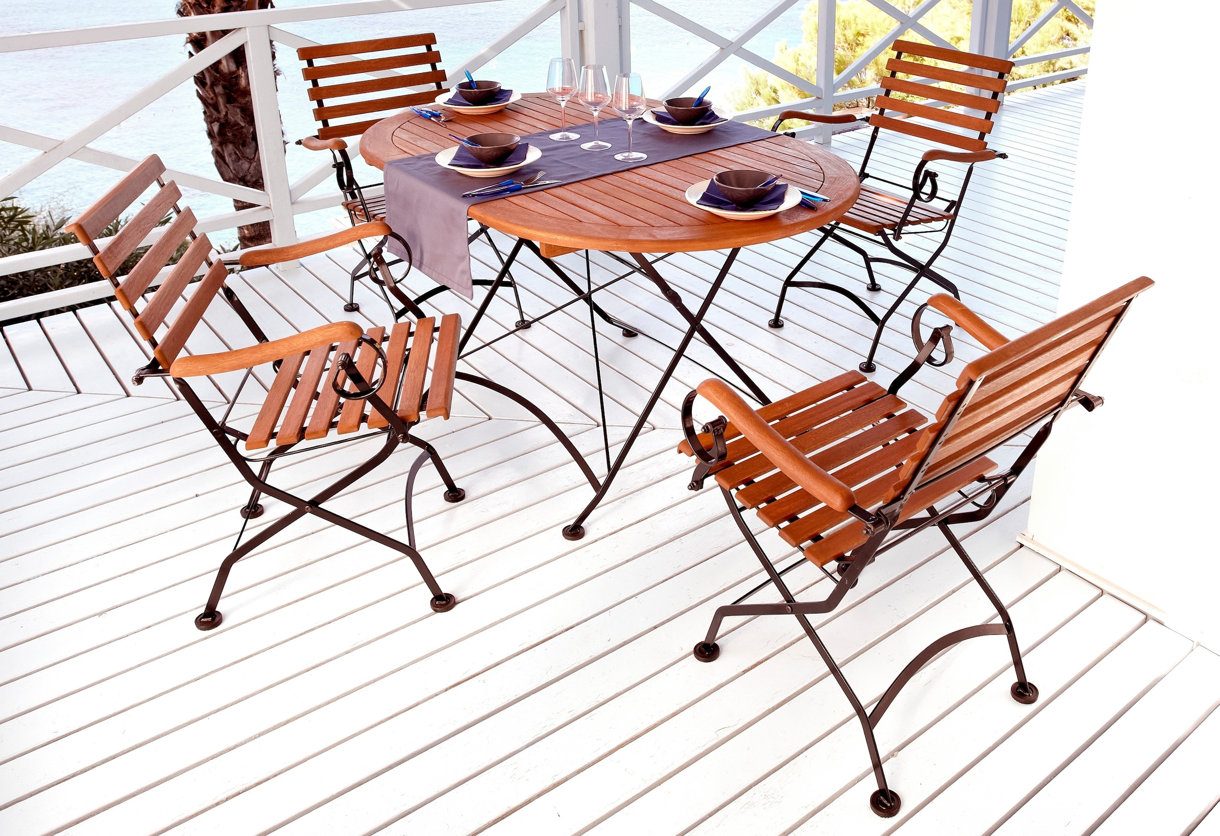 MERXX Garten-Essgruppe »Schlossgarten« Spar-Set,