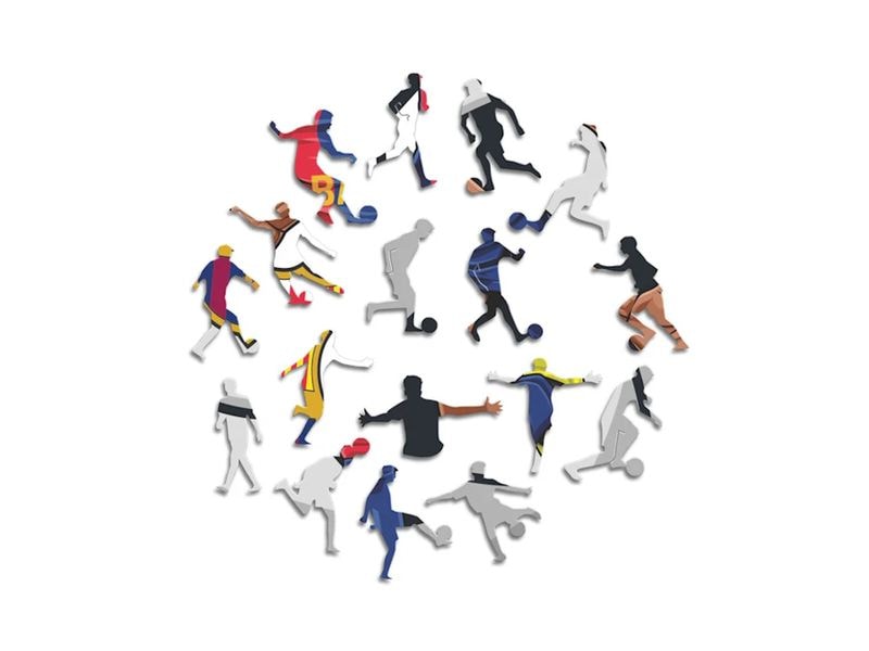Iconic Puzzle FC Barcelona – Lamine Yamal Offizielles Holzpuzzle, Grösse M