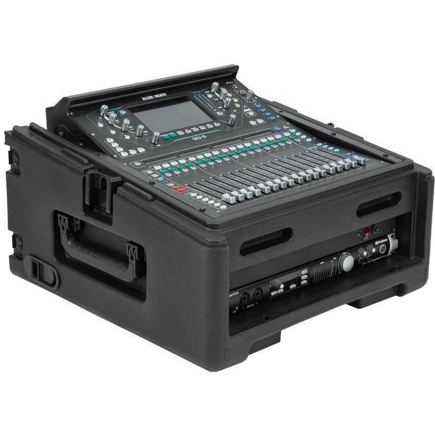SKB 1SKB-R102W audio en DJ rack 2U + 10U met wielen