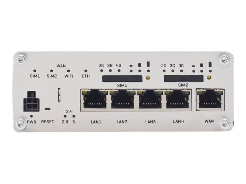 Teltonika RUTX12 - Trådløs router - WWAN 5-port switch - 1GbE, PPP, Modbus - Wi-Fi 5 - Dual Band
