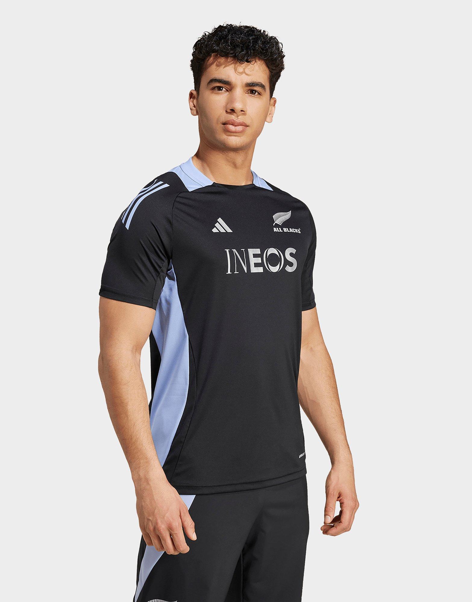 adidas T-shirt de rugby à manches courtes All Blacks AEROREADY
