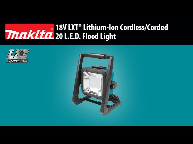 Makita DML805 14,4-18V Li-Ion accu LED lamp - werkt op netstroom & accu
