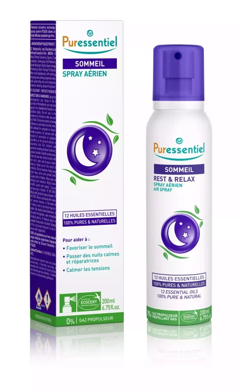 Spray Aérien Sommeil Détente aux 12 Huiles Essentielles - 200 ml