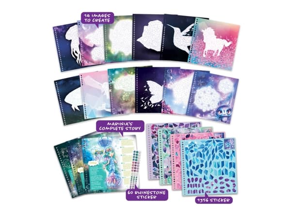 Nebulous Star Creative Book Sticker by Number