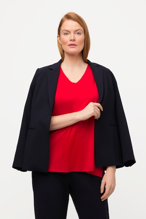 Top, Slim, V-Ausschnitt, ärmellos