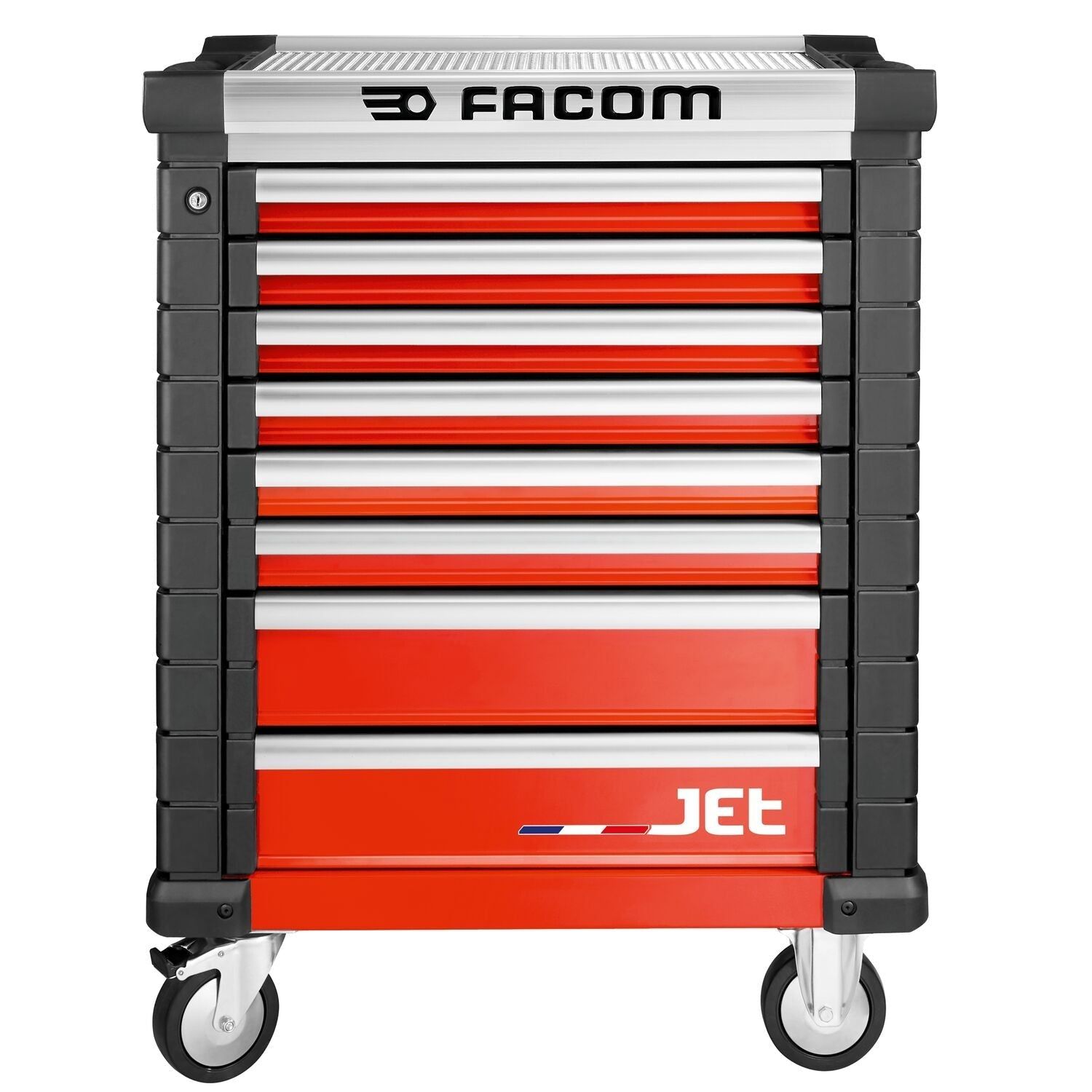 Facom JET Gereedschapswagen Rood met 8 laden M3 - JET.8M3A