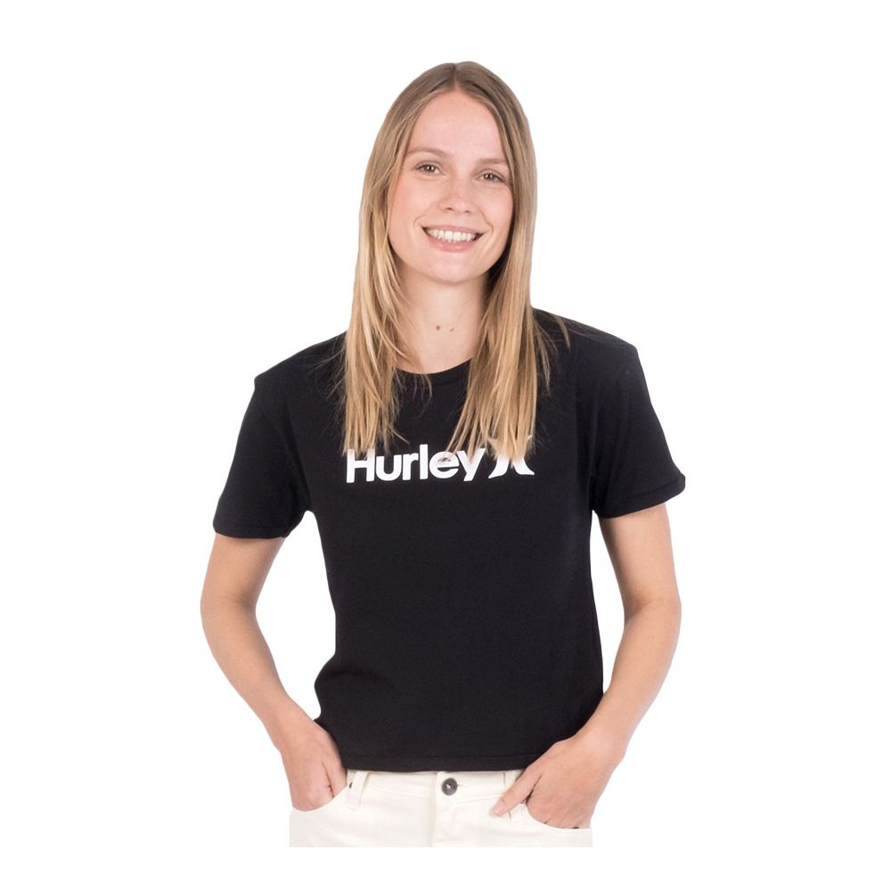 Hurley OCEANCARE O&O - Tee-shirt Femme black