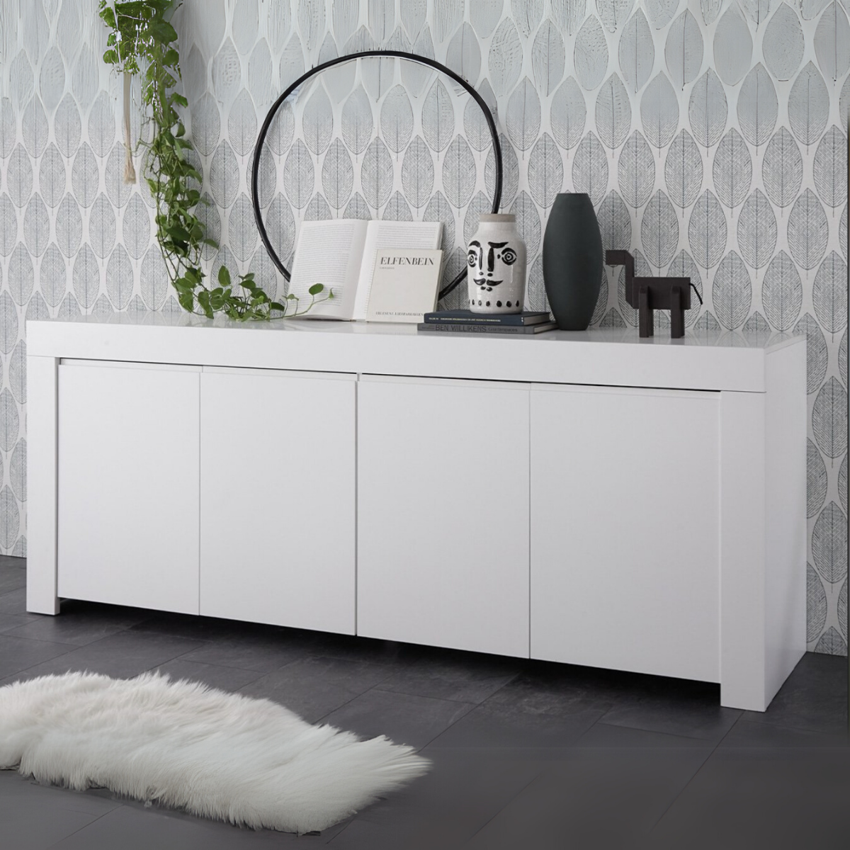 Calicosy - FIRENZE Buffet 4 deuren - H81 cm