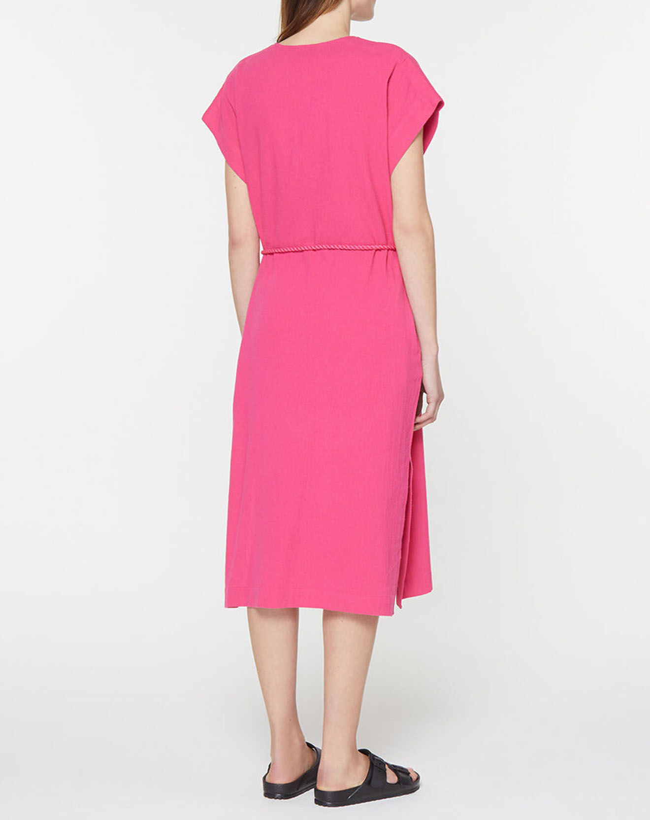 Galeries Lafayette Robe en Coton biologique Lima rose fuchsia