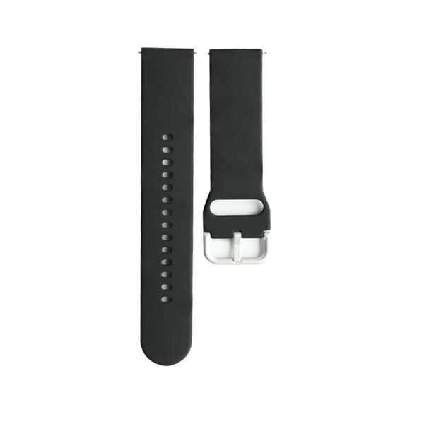 INF Svart silikonreim til Fitbit Versa 2/Lite
