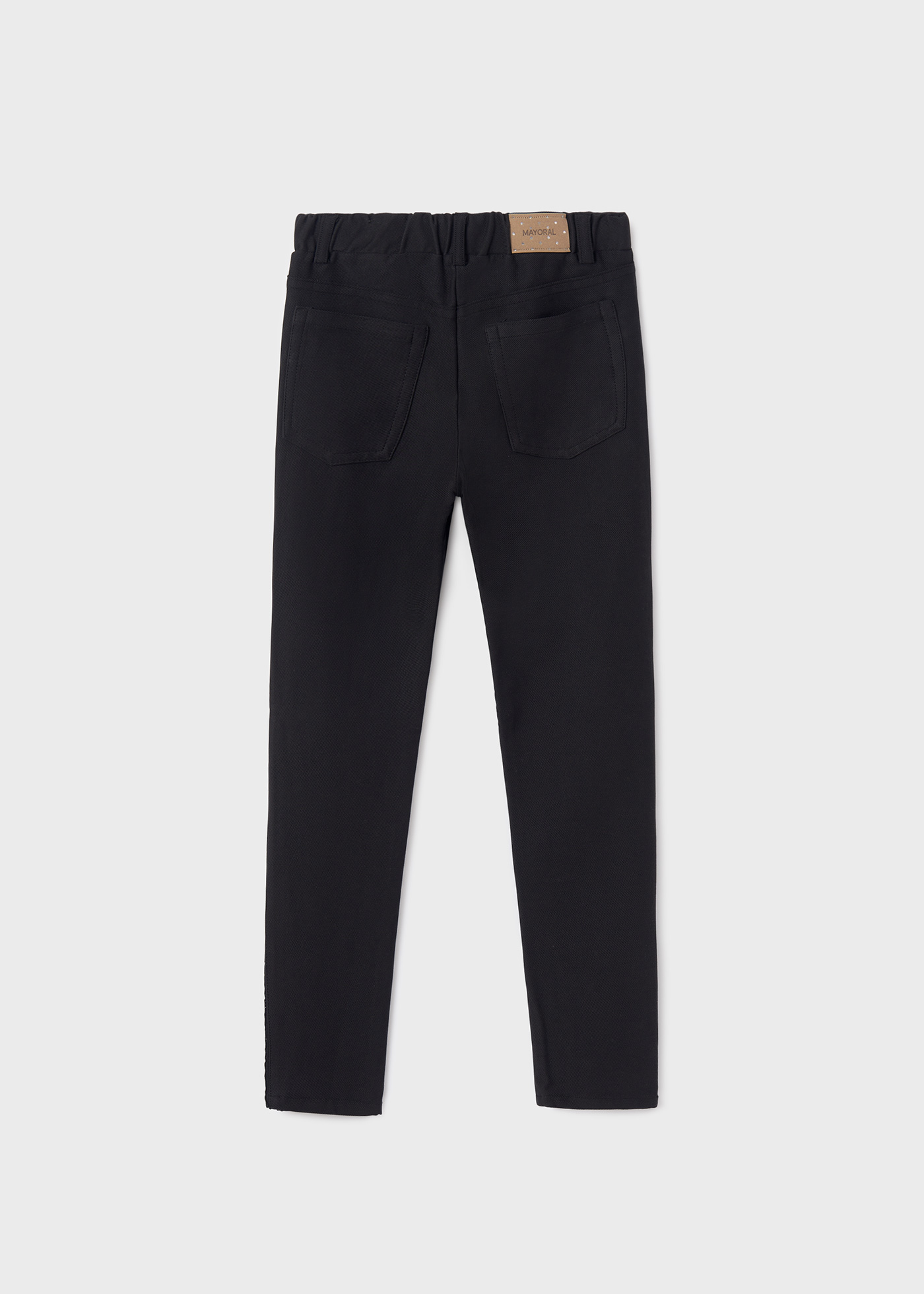 Calças skinny de sarja para meninas