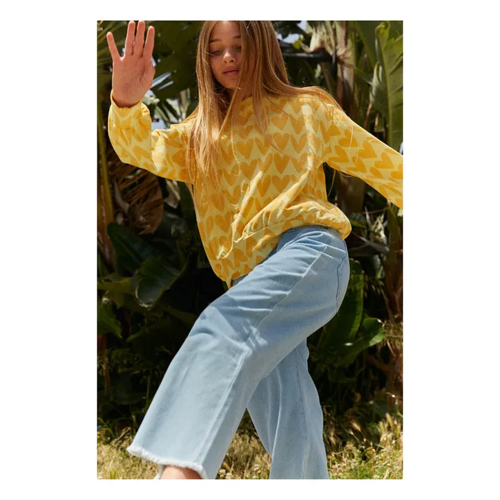 Hundred Pieces Jean Evasé | Bleu pâle