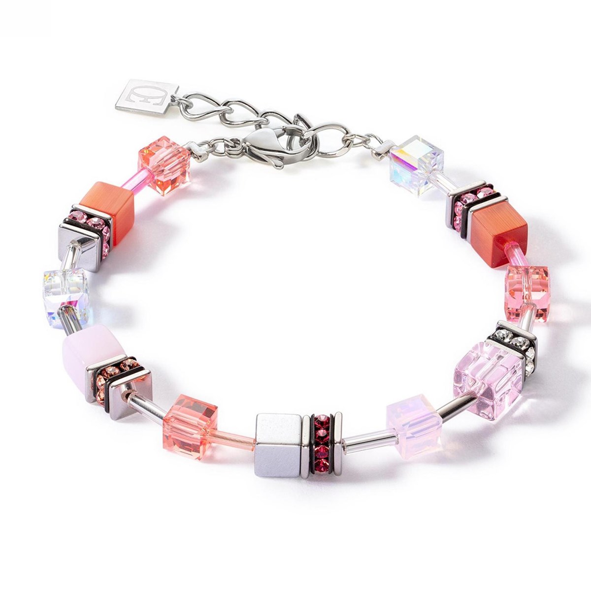 Bracelet Coeur de lion Geocube Iconic Joyful Coloursrouge