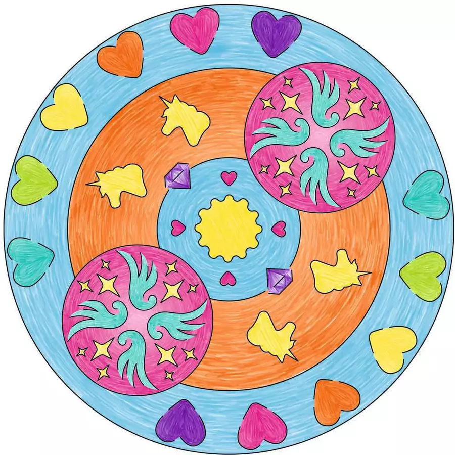 Ravensburger Mandala Designer Unicorn bunt