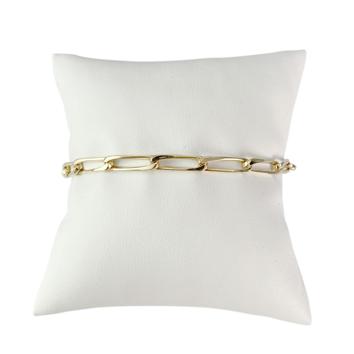 Bracelet d'occasion or 750 jaune maille cheval 18 cm