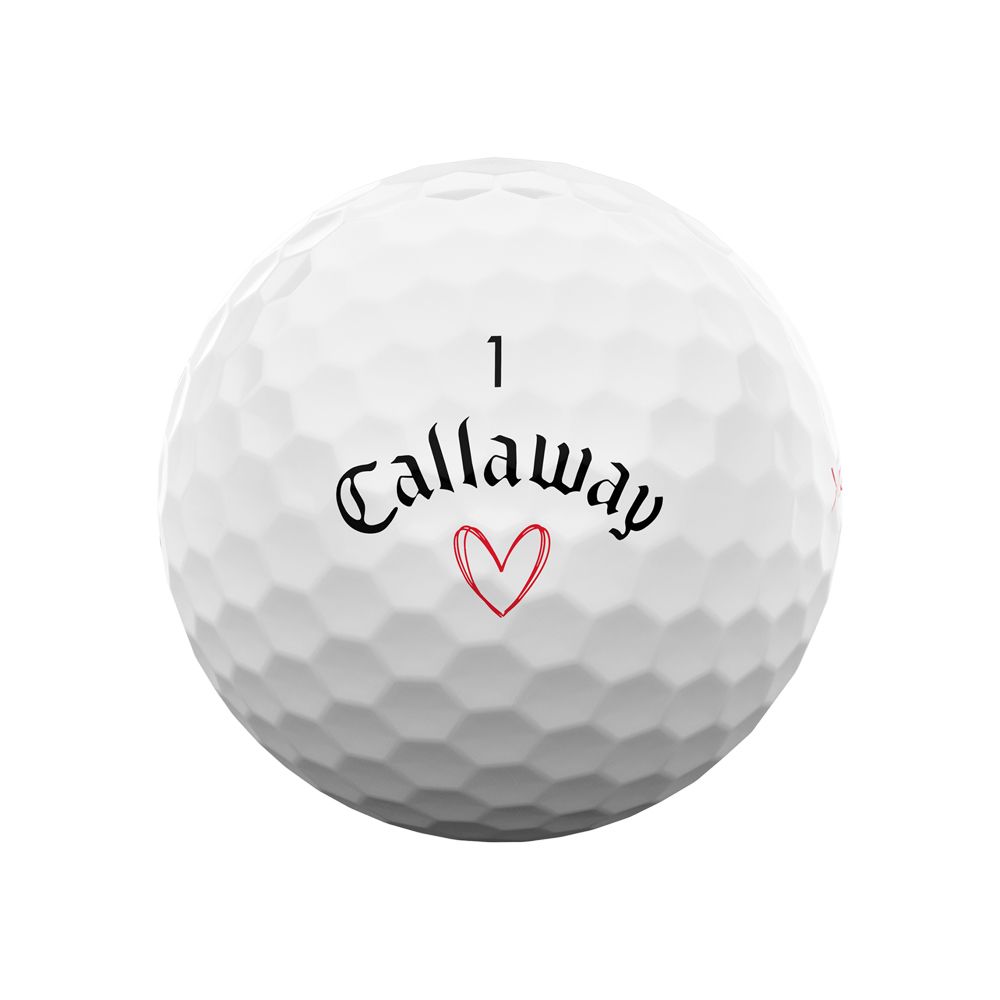 Supersoft Love Golfball Hvit