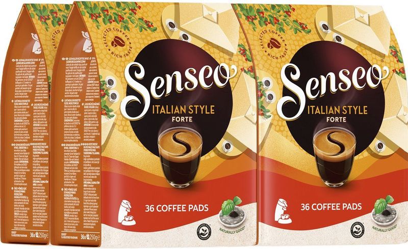 Senseo - Italian Style Forte - Koffiepads - 4 x 36 pads