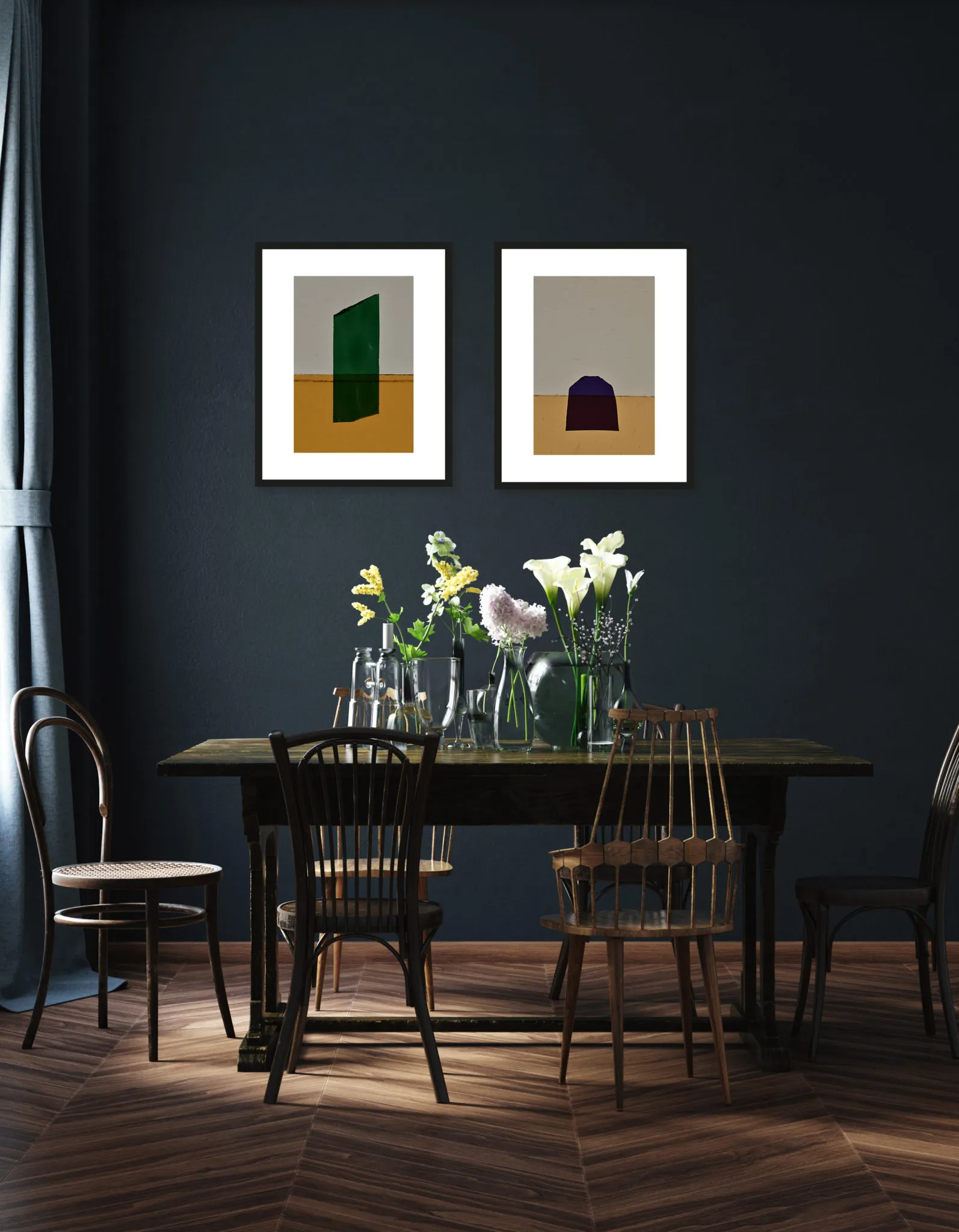 Art Print Paars Geen