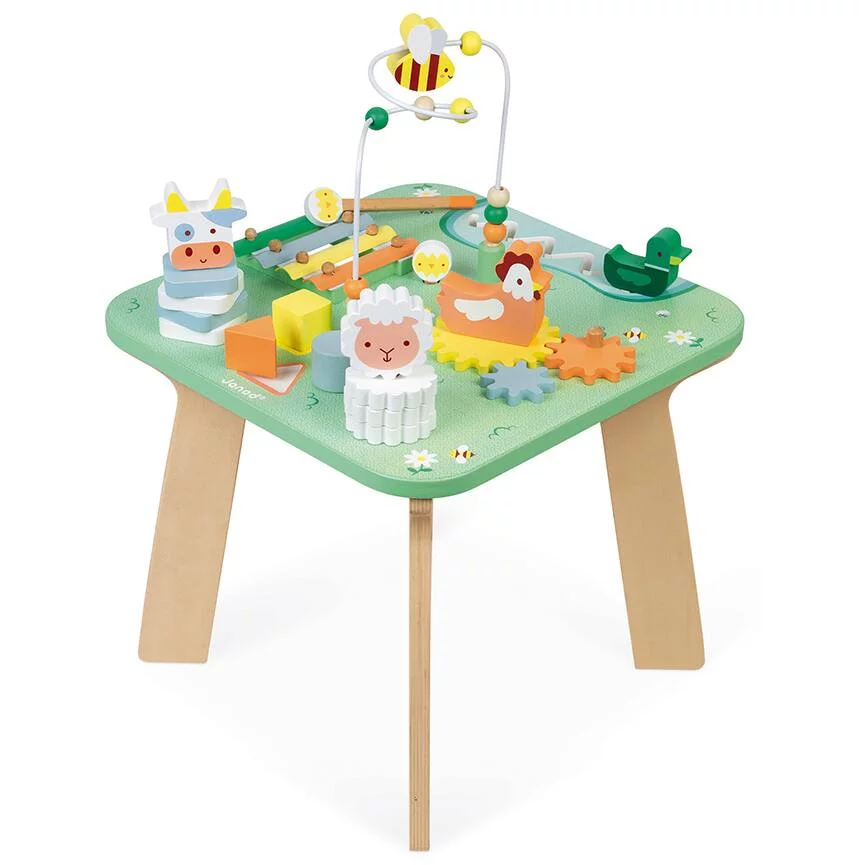 TABLE D'ACTIVITÉS JOLIE PRAIRIE - EN BOIS