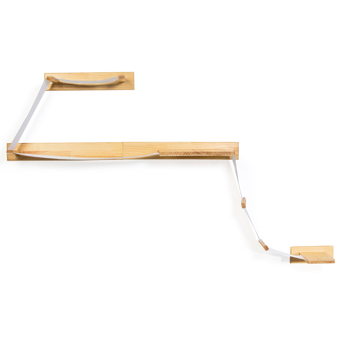 Pratik Garden Composition Murale pour Chat bois/blanc