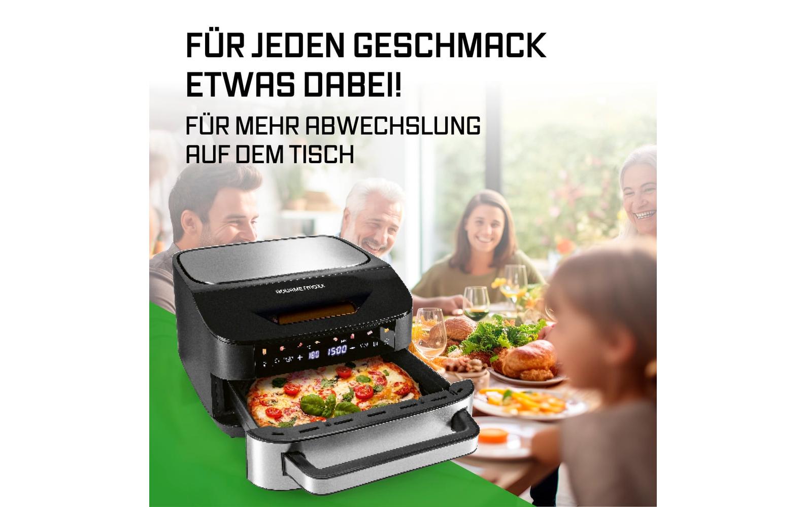 Heissluftfritteuse mit XXL-Garfläche 7 l<br>Heissluftfritteuse für fettarmes Garen