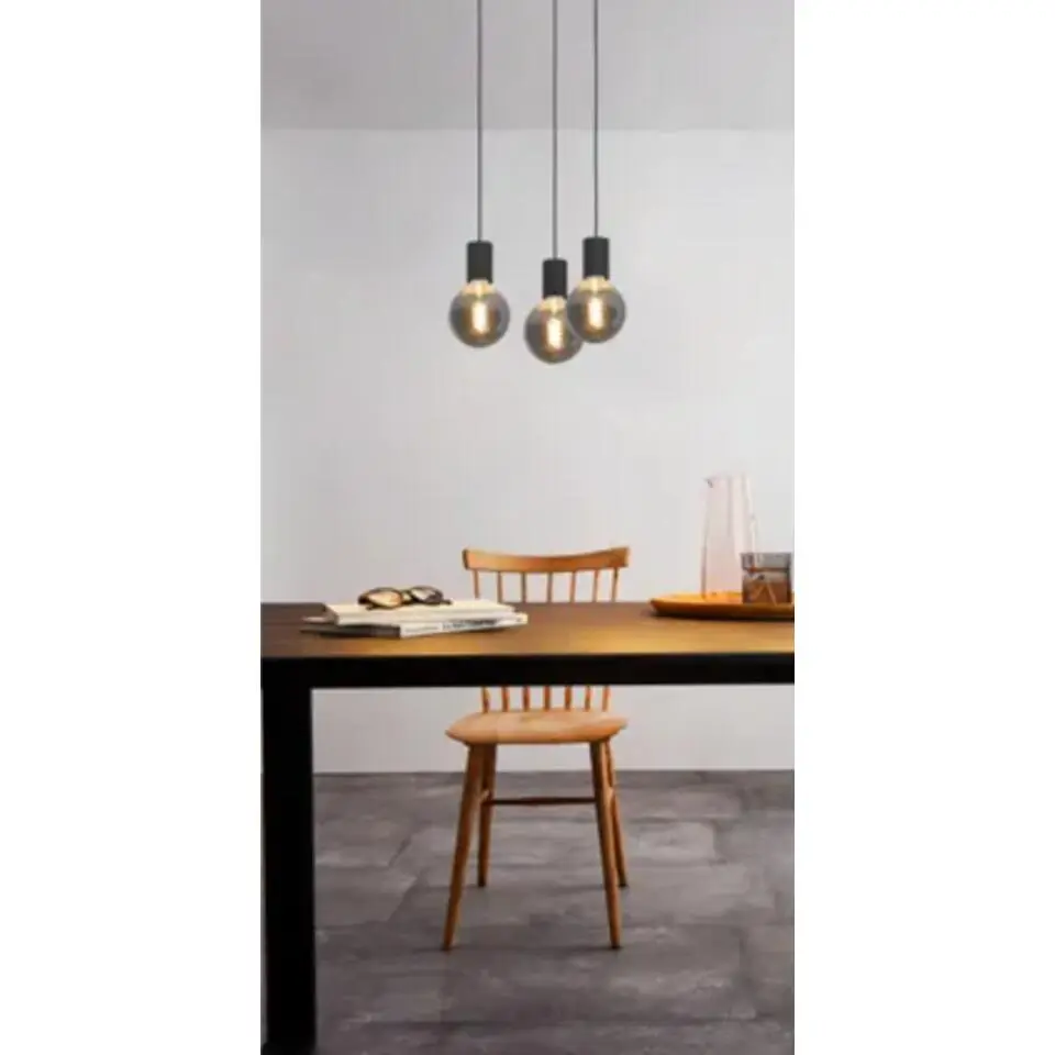 EGLO Nogalte hanglamp - E27 - Ø35 cm - Rond - Zwart