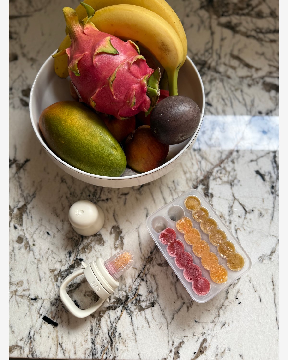 Fryseform for Babymat M/ Lokk | Baby Food Freezer Tray