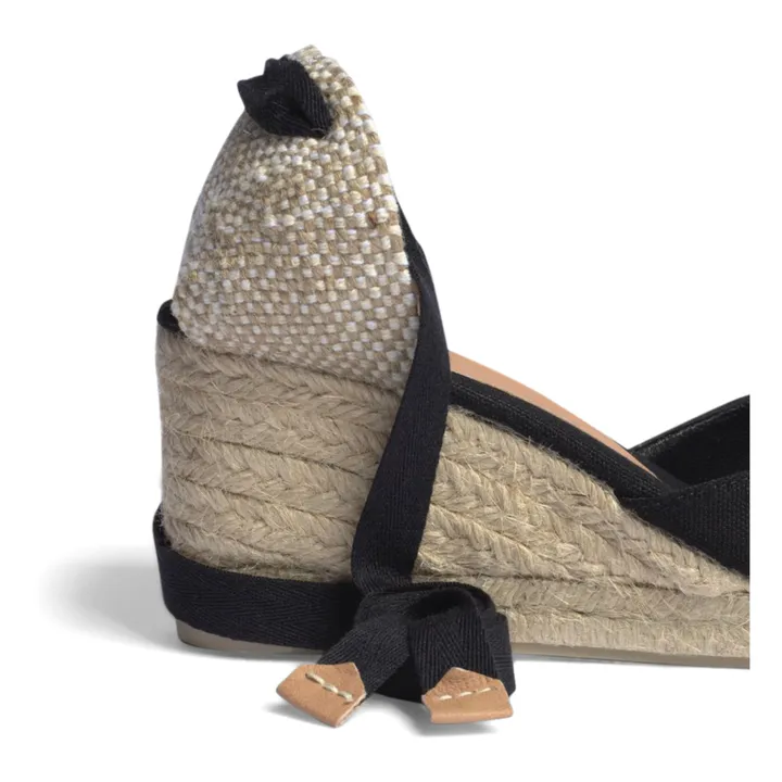 Castaner Espadrilles Carina 6 cm | Noir