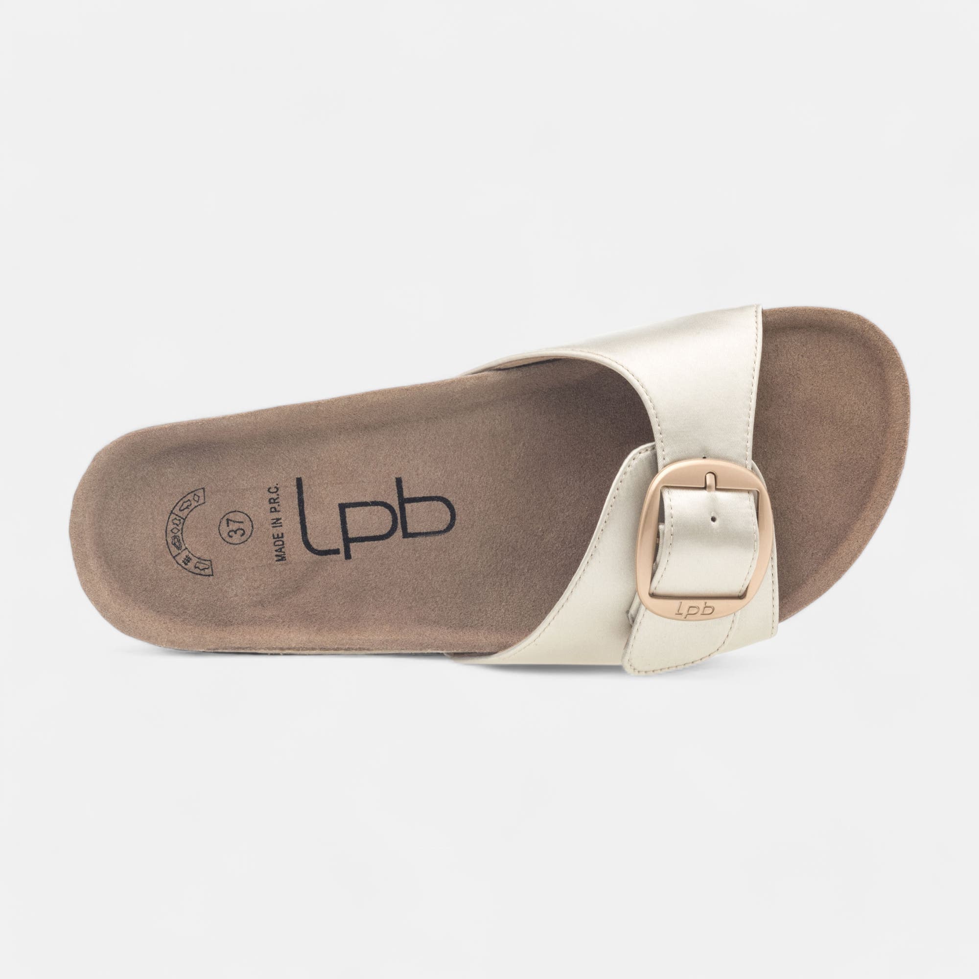 Mules semelle liège Femme beige