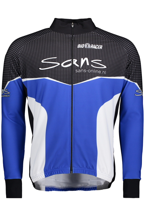 Sans blauwe heren sport jas