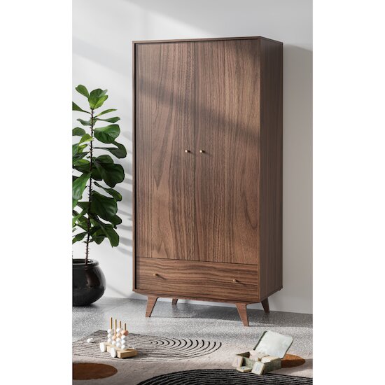 Mid Armoire 2 portes   Noix        de               Vox