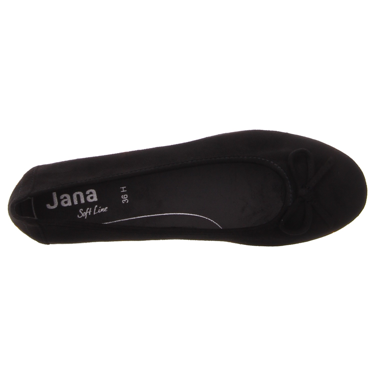 Jana shoes Ballerina schwarz schwarz