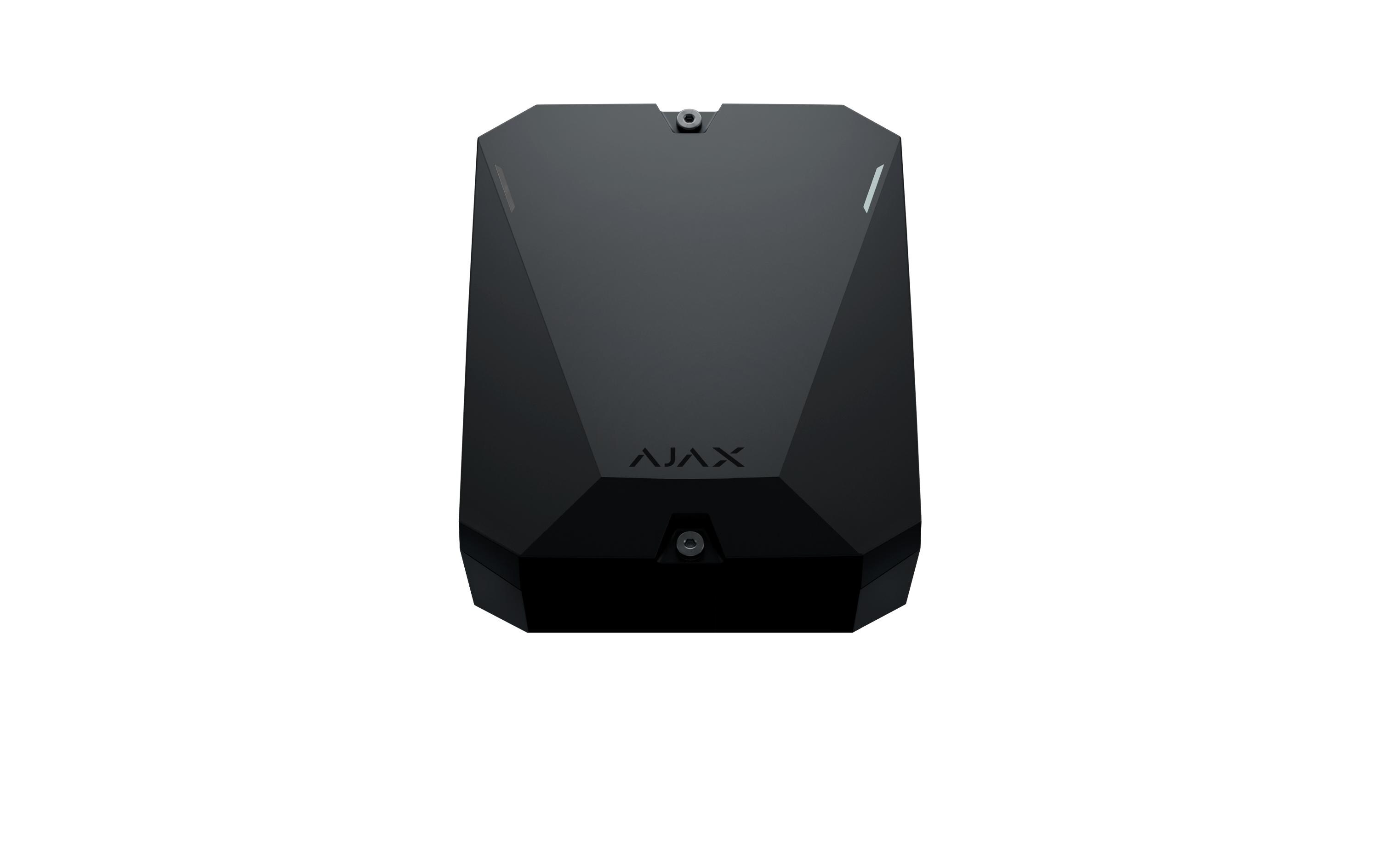 Baseline MultiTransmitter Jeweller Schwarz<br>Funkmodul für die Integration von Geräten von Drittanbietern in das Ajax System