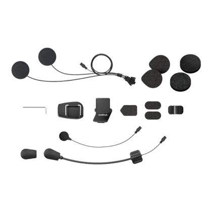 Kit de fixation Sena ACCESSOIRES FIXATION + MICROS + ÉCOUTEURS POUR 5S - Noir