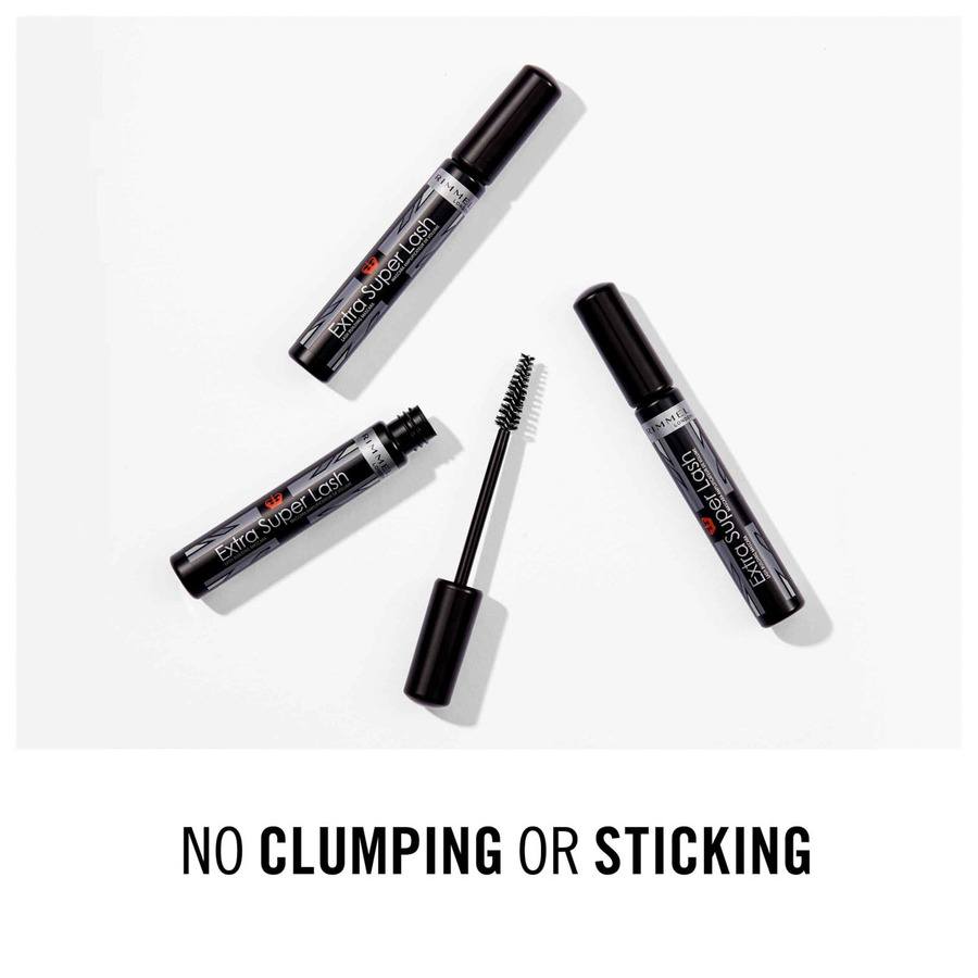 Rimmel London Extra Super Lash Mascara Black Black 8ml