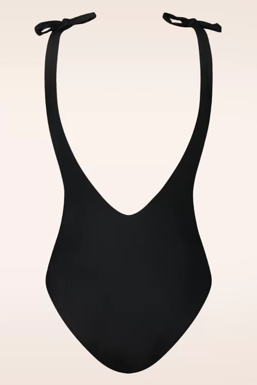 TC Beach Bow Rib Badpak in zwart