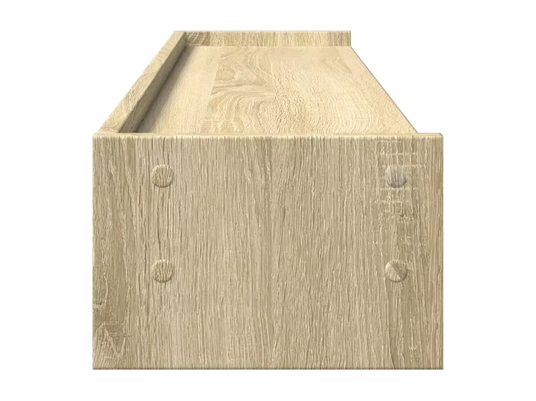 Support de moniteur chêne sonoma 100x24x16 cm bois d'ingénierie