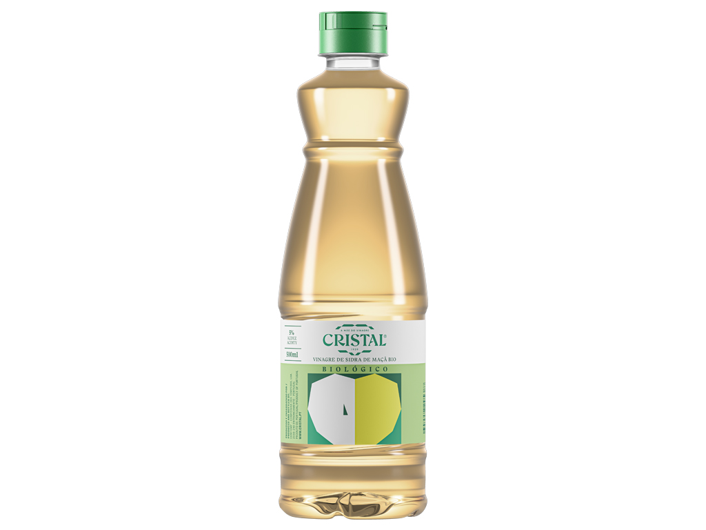 VINAGRE CRISTAL DE SIDRA BIOLÓGICO 5% ACIDEZ PET 500ML