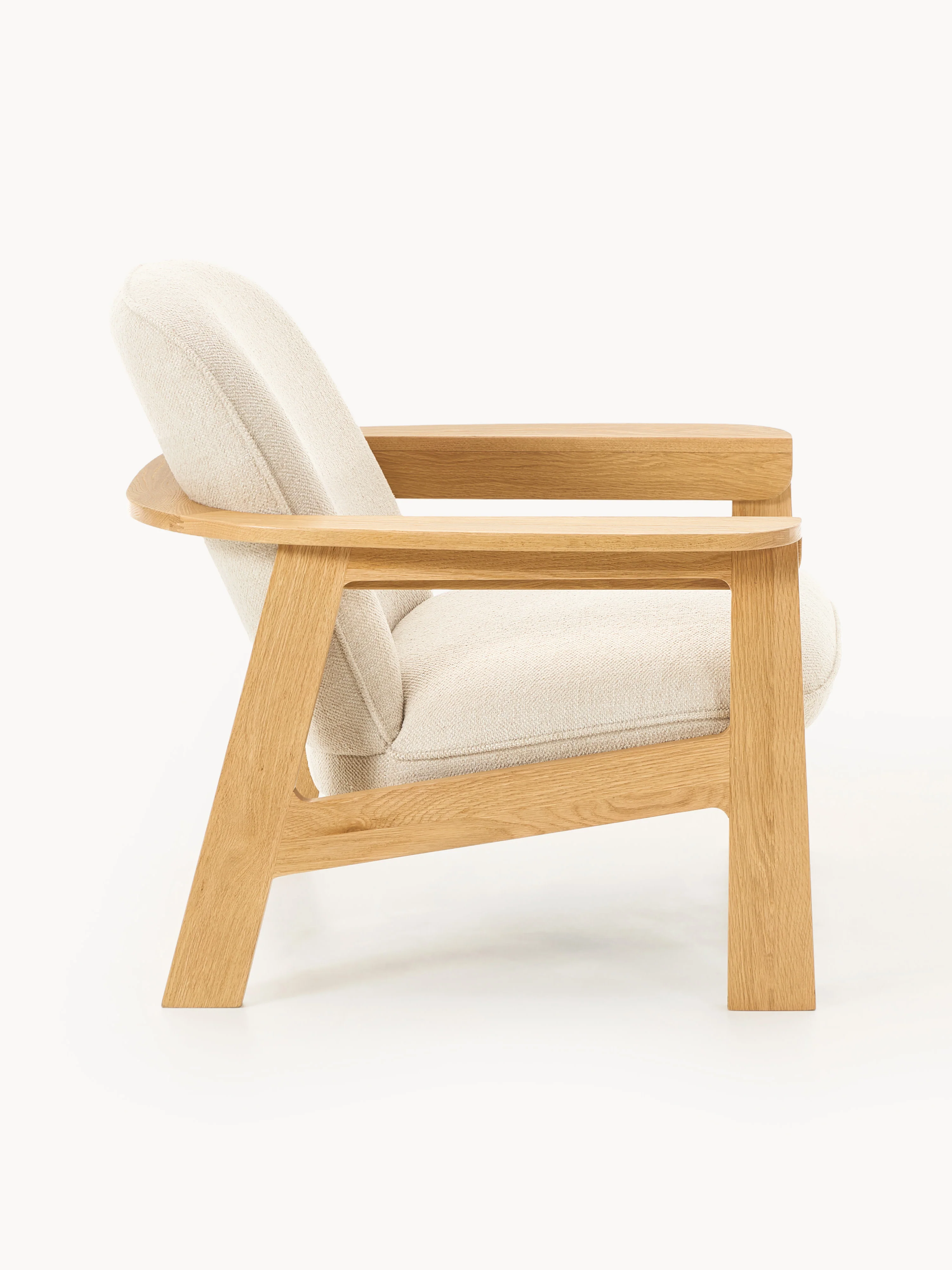 Loungefauteuil Steve van eikenhout
