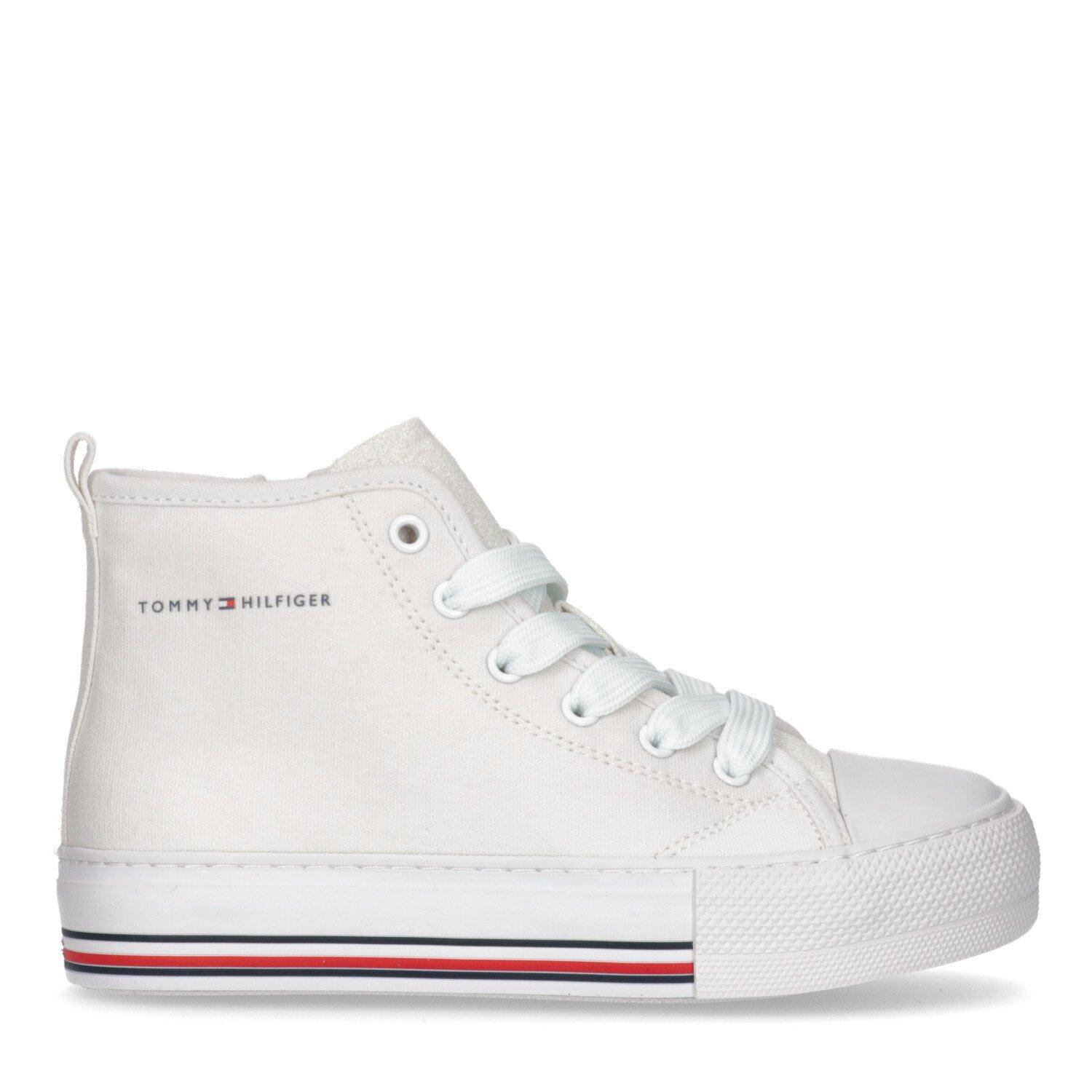 Tommy Hilfiger Hi Top Lace Up Trainers Juniors