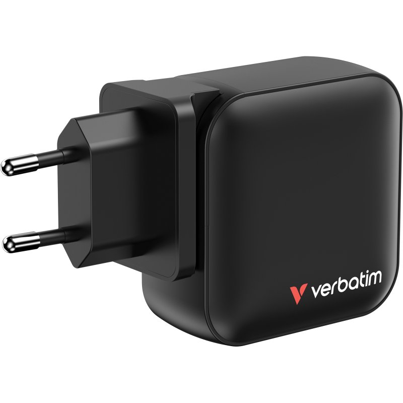 Verbatim Mini GaN Charger 100W Universel Noir Secteur Charge rapide Intérieure