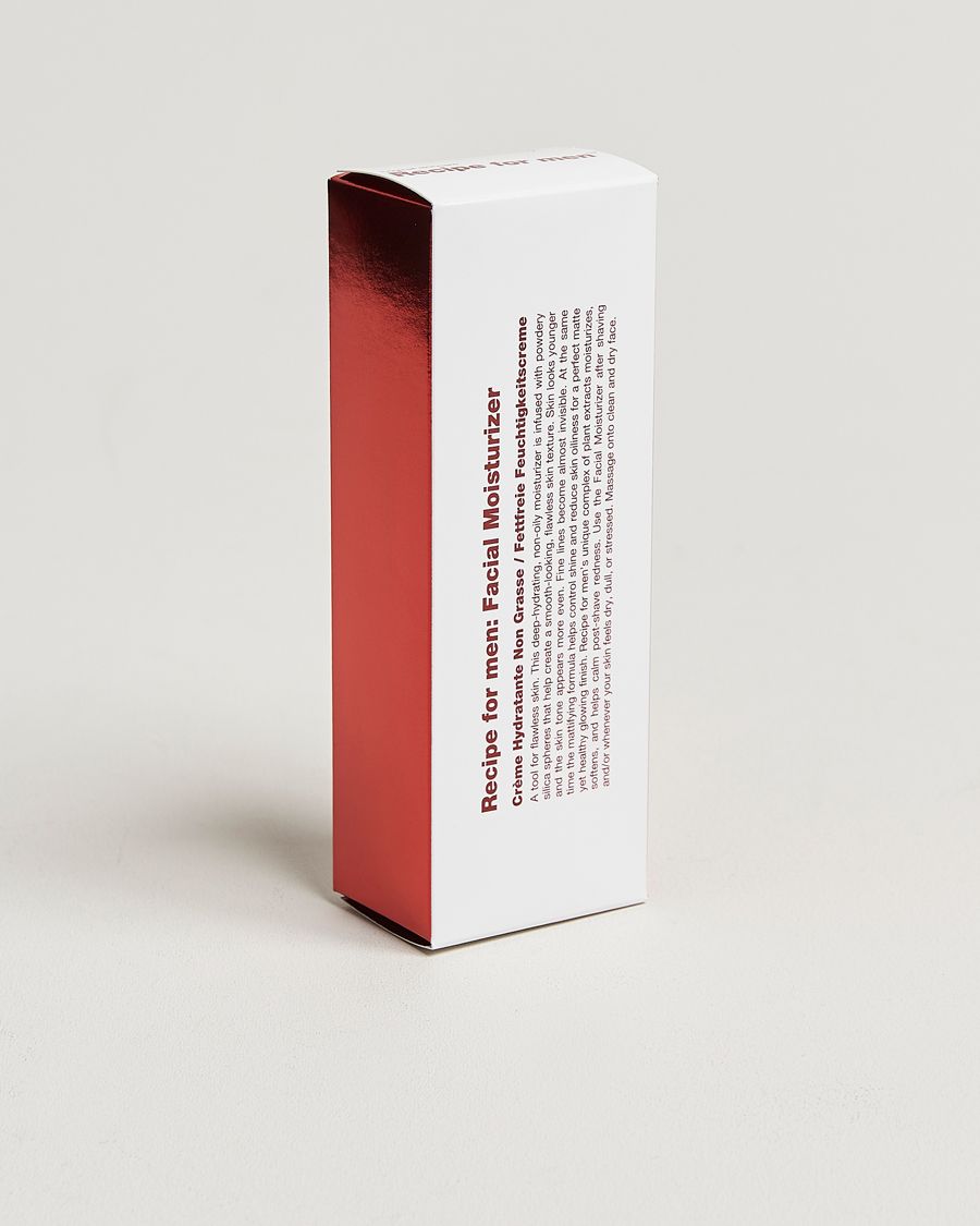 Recipe for men Facial Moisturizer 75ml