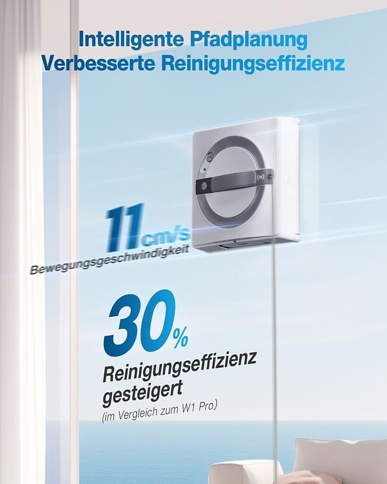 Ecovacs Winbot W2 weiß Fenstersauger