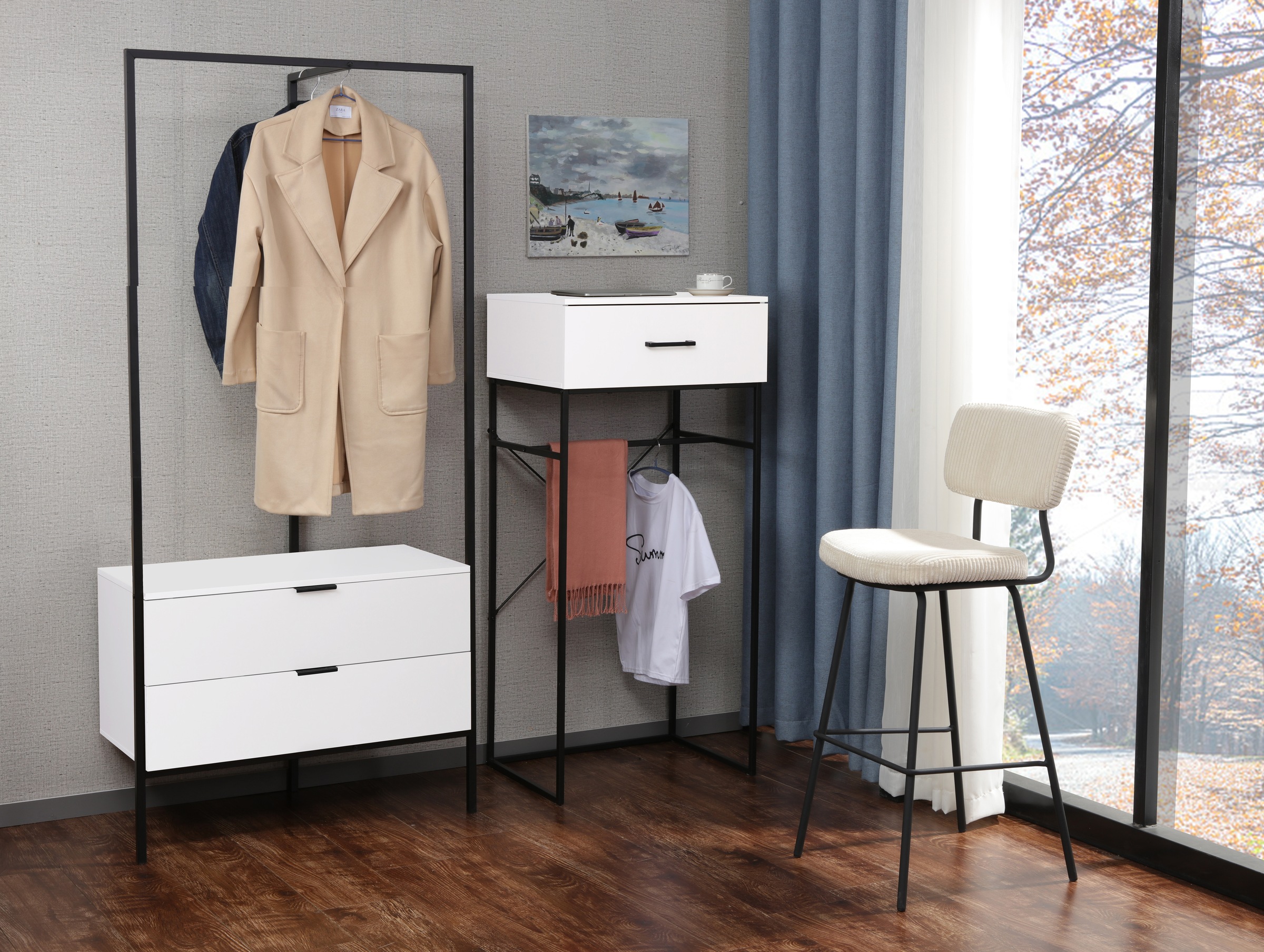INOSIGN Beistelltisch »Sterling« 1 Stk. tlg. Konsolentisch mit 1 Schublade - (B/T/H) 60/48/132 cm