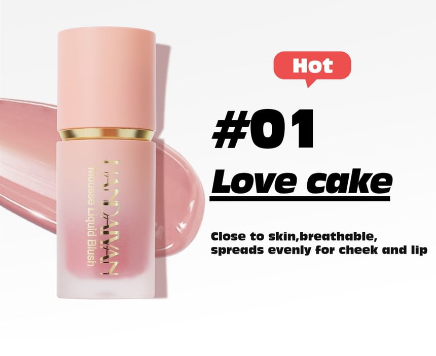 HANDAIYAN - Mousse Liquid Blush - 6 kleuren