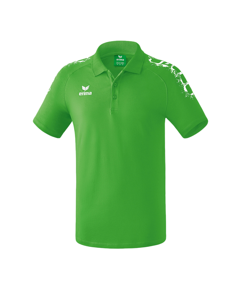 Erima 5-Cubes Graffic Poloshirt Grün