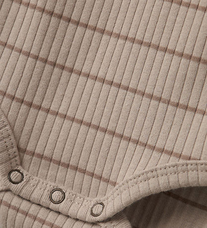 Lil' Atelier Body L/æ - Rib - NbmKail - Reines Kaschmir m. Strei